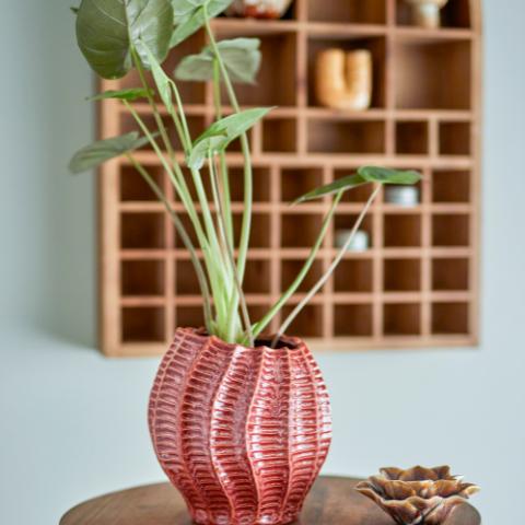 Callon Vase, Rose, Grès