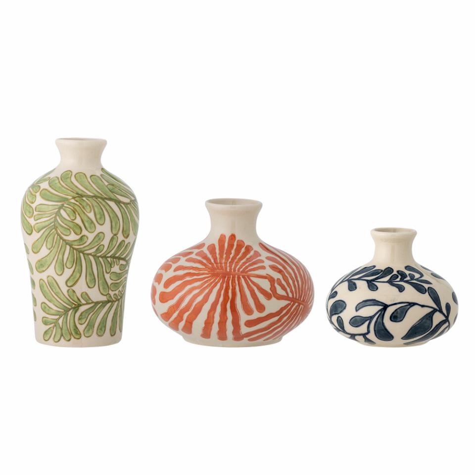 Fauni Vase, Bunt, Steingut