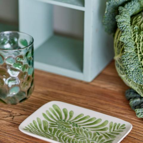 Fauni Assiette, Verte, Grès