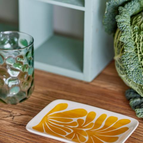 Fauni Assiette, Jaune, Grès