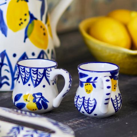 Maxima Tasse à expresso, Blue, Grès