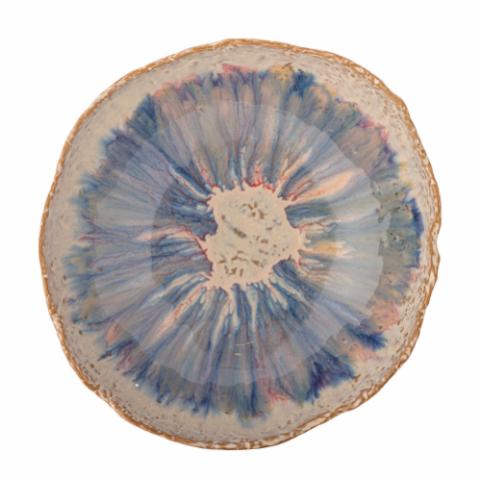 Amalia Schale, Blue, Steingut