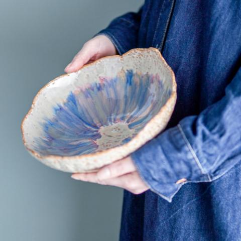 Amalia Bowl, Blue, Stoneware
