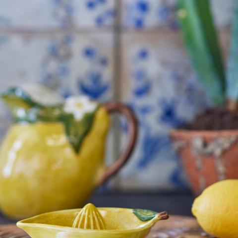 Limone Presse-agrumes, Jaune, Grès