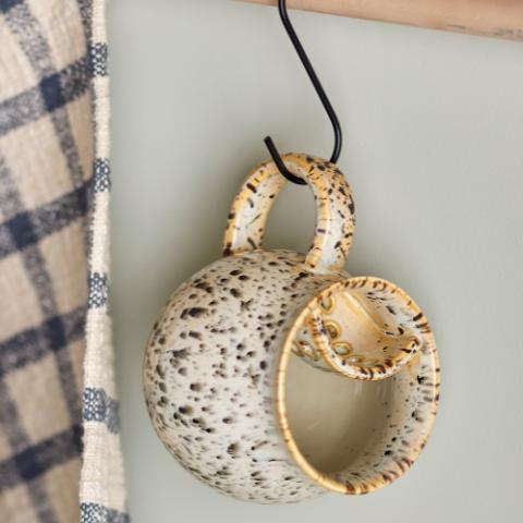 Alicia Mug, Gris, Grès