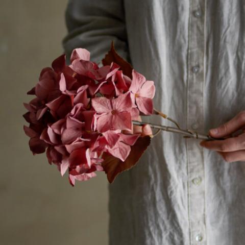 Hydrangea Stem, Rose, Artificial Flowers