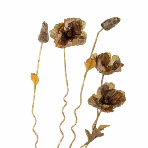 Poppy Stem, Brown, Artificial Flowers