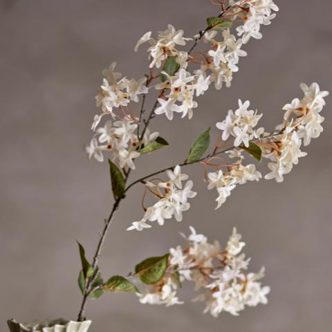 Myrtle Stem, White, Artificial Flowers