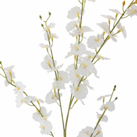 Orchid Stem, White, Artificial Flowers