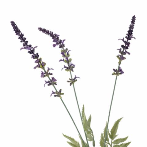 Lavender Stem, Purple, Artificial Flowers