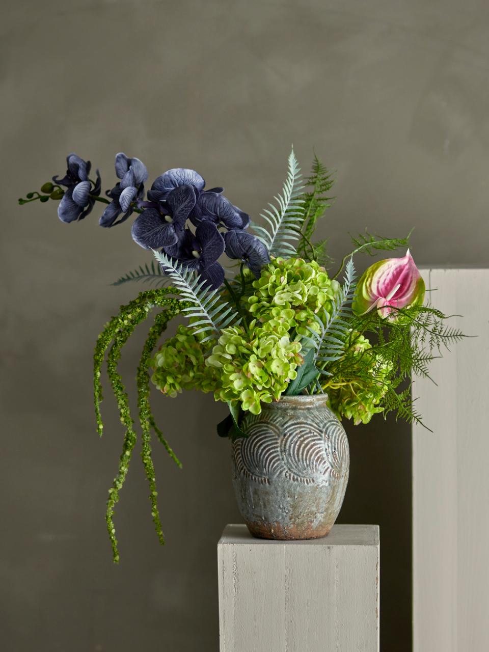 Poetry Blumenstrauß, Grün, Künstliche Blumen