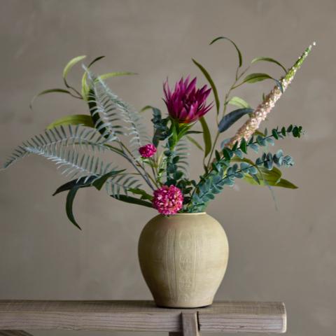 Crown Bouquet, Rouge, Fleurs artificielles