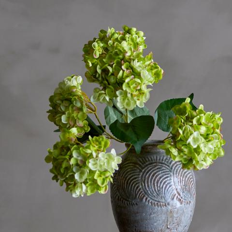Hydrangea Stem, White, Artificial Flowers