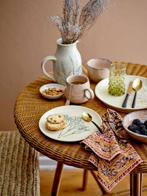 Bea Plate, Multipack, Nature, Stoneware