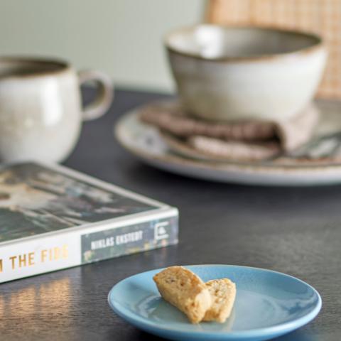 Safie Plate, Multipack, Blue, Stoneware