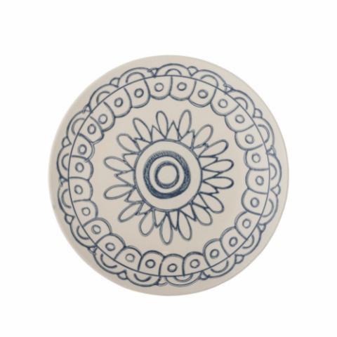 Maple Teller, Blue, Steingut