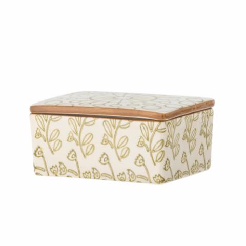 Maple Butterdose, Grün, Steingut