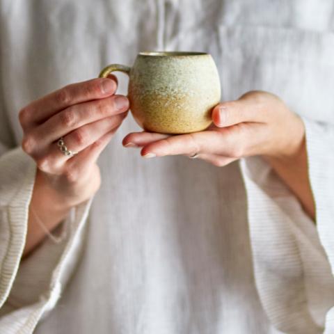 Paula Tasse à expresso, Nature, Grès