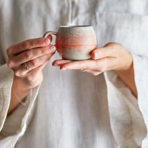 Paula Tasse à expresso, Orange, Grès