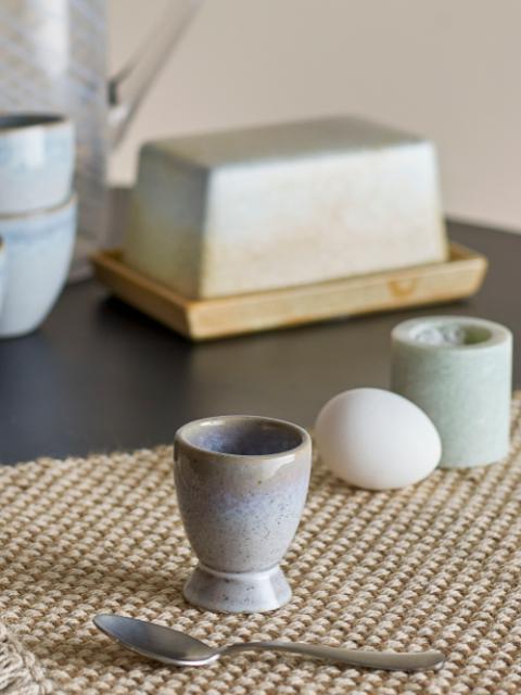 Paula Egg Cup, Blue, Stoneware