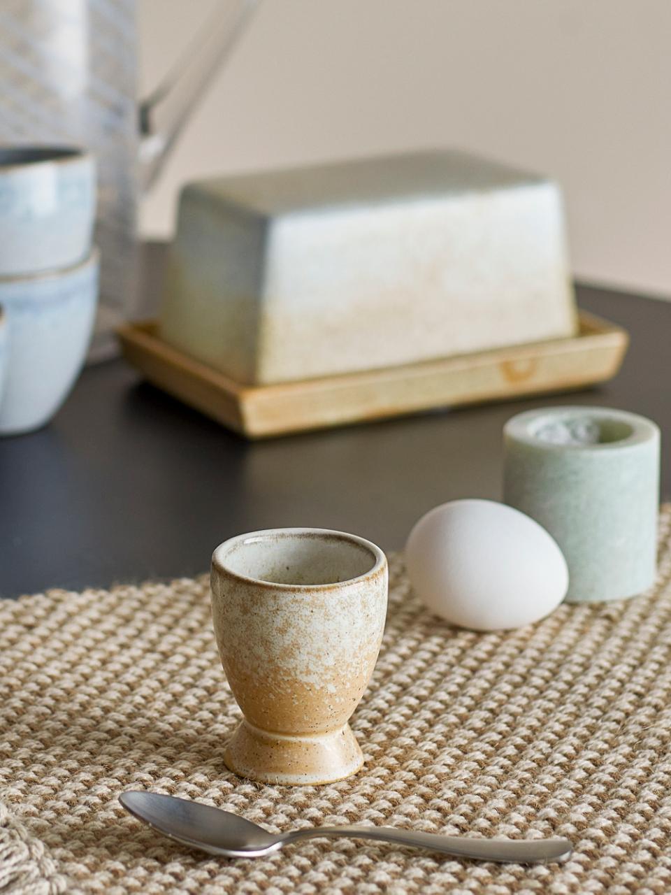 Paula Eierbecher, Beige, Steingut
