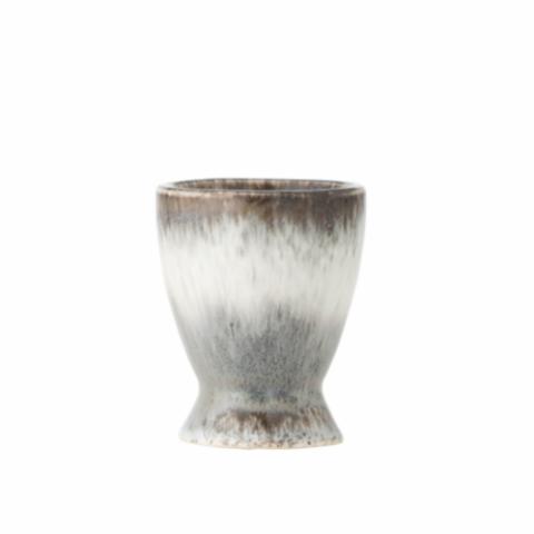 Paula Egg Cup, Grey, Stoneware