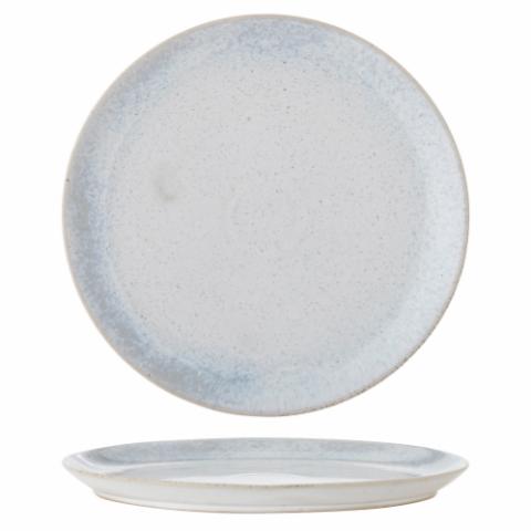 Paula Assiette, Bleu, Grès