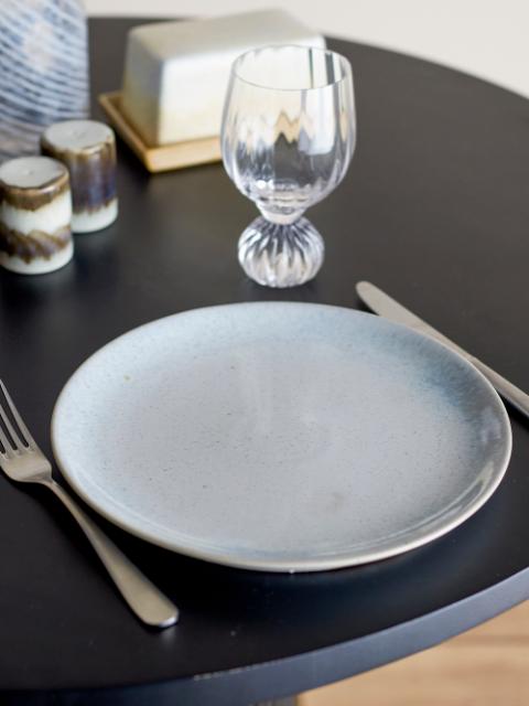 Paula Assiette, Bleu, Grès