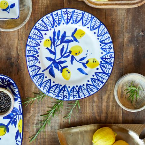 Maxima Assiette, Blue, Grès