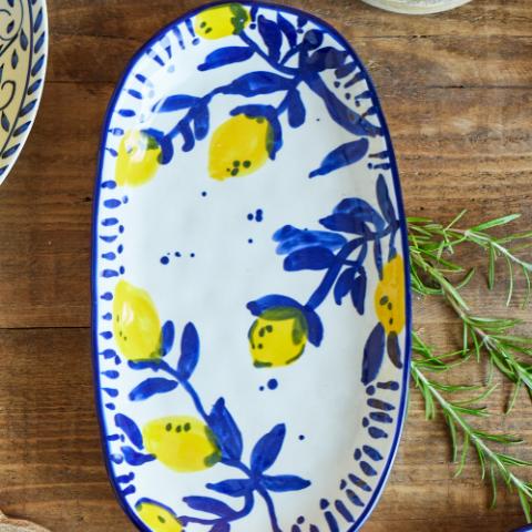 Maxima Assiette de service, Blue, Grès