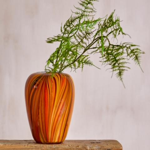 Sunny Vase, Orange, Verre