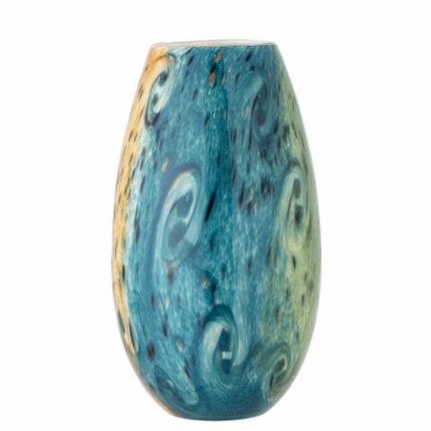 Kalian Vase, Blue, Glass