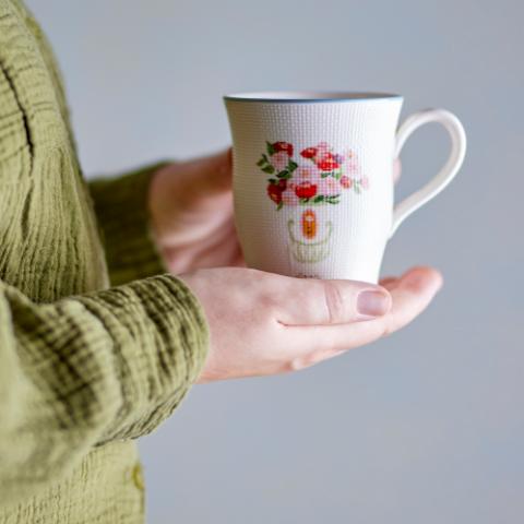 Dorothy Mug, Blue, Grès