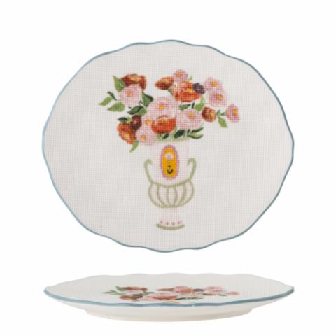 Dorothy Plate, Blue, Stoneware