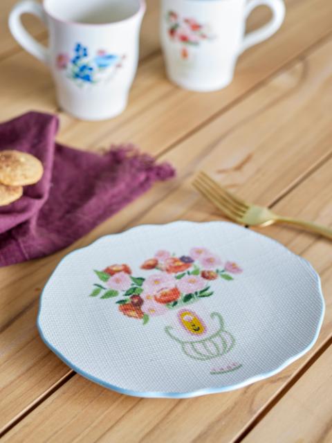 Dorothy Plate, Blue, Stoneware