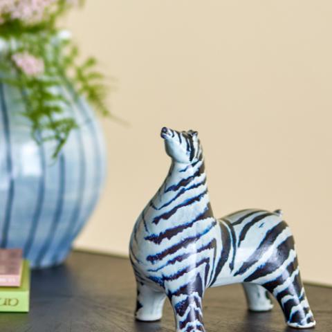 Zayn Deko, Blau, Steingut