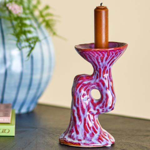 Ivalie Bougeoir, Rose, Grès