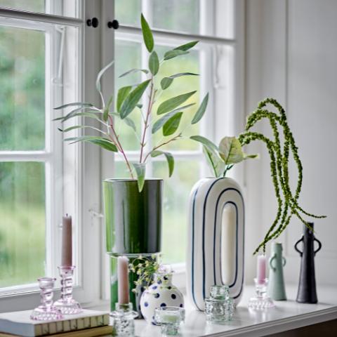 Rhett Vase, Green, Stoneware