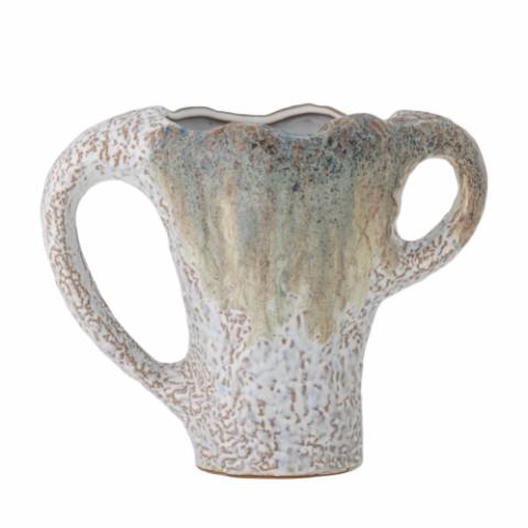 Ledger Vase, Verte, Grès