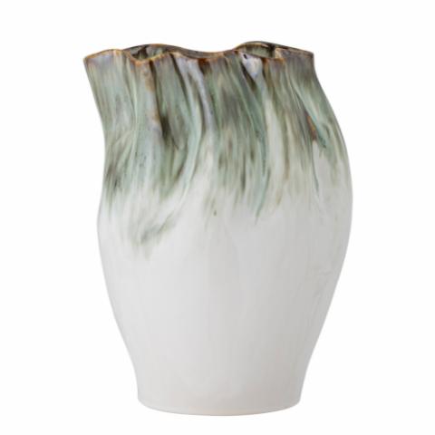 Nisha Vase, Verte, Grès