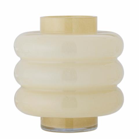 Sahara Vase, Yellow, Glass