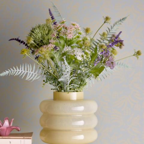 Sahara Vase, Yellow, Glass