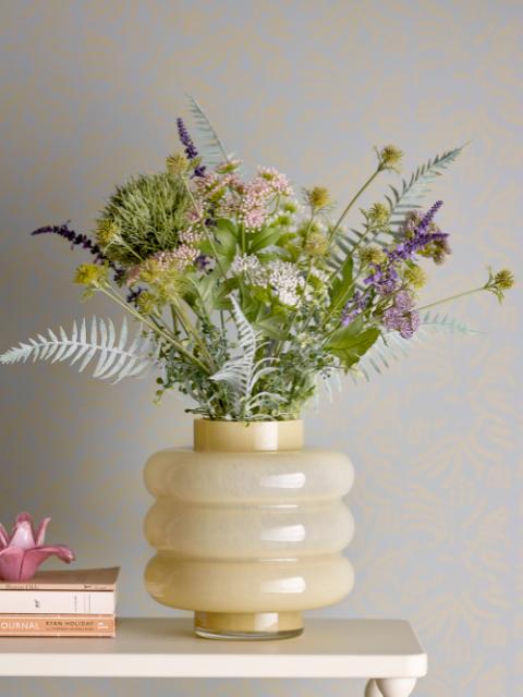 Sahara Vase, Yellow, Glass