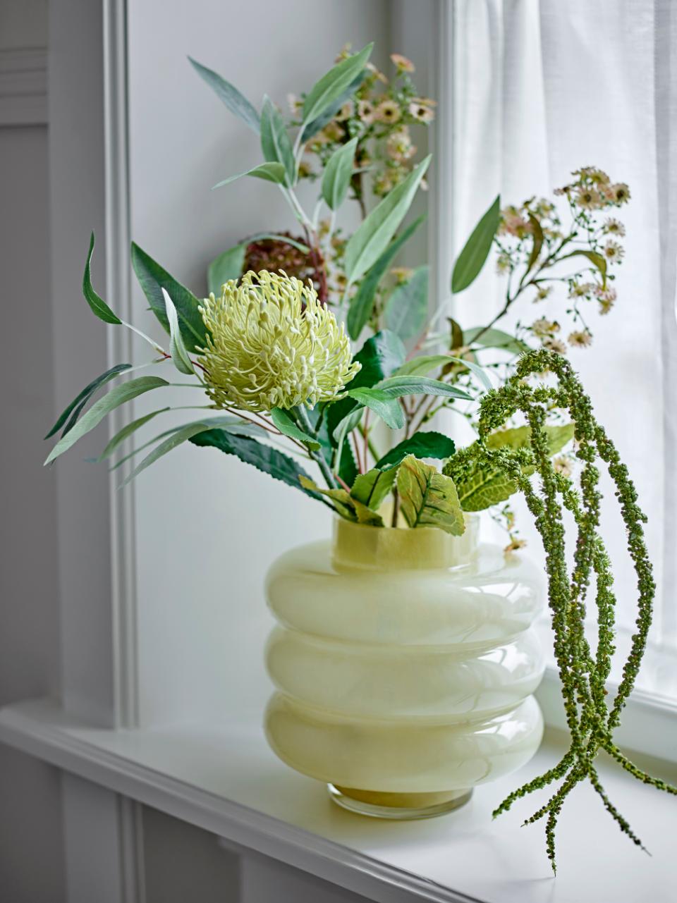 Sahara Vase, Gelb, Glas
