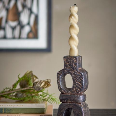 Sanah Kerzenhalter, Schwarz, Gusseisen