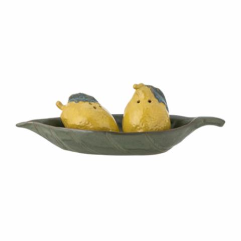 Limone Salt & Pepper Shaker Set, Yellow, Stoneware