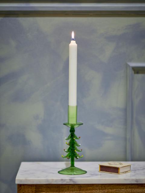 Brant Kerzenhalter, Grün, Glas