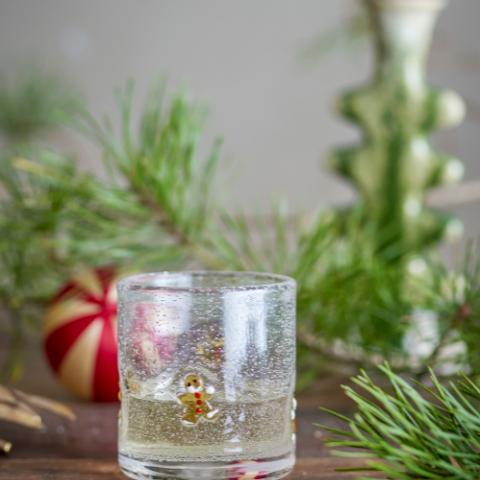 Debra Drinking Glass, Clear, Glass