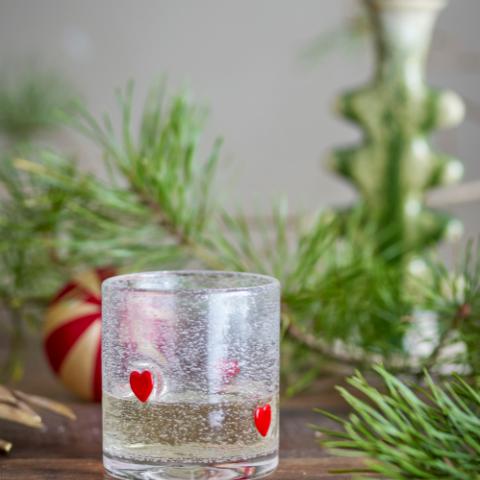 Debra Drinking Glass, Clear, Glass