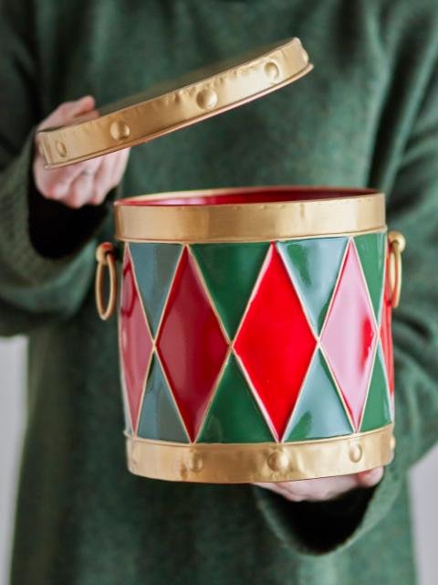 Yuri Box w/Lid, Multi, Metal